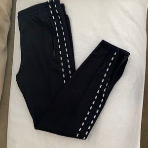 Pink athletic jogger pants